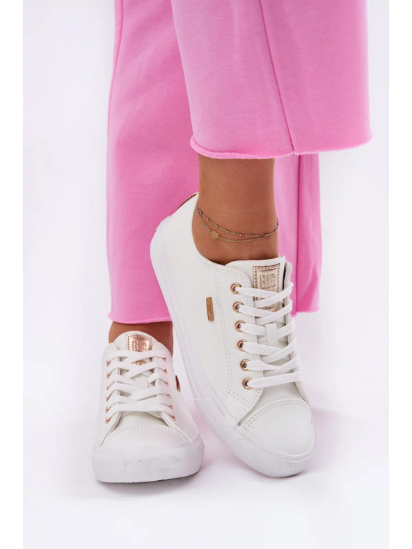 BIG STAR SHOES Damen Sneaker aus Öko-Leder Big Star – weiß