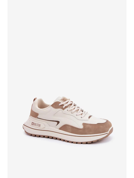 BIG STAR SHOES Damen Sneaker Big Star HI-POLY SYSTEM – beige
