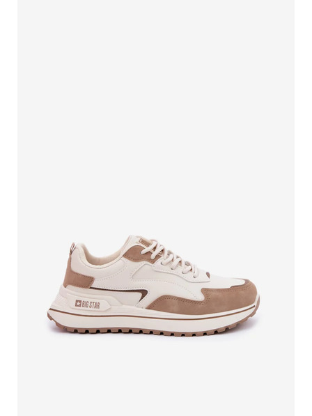 BIG STAR SHOES Damen Sneaker Big Star HI-POLY SYSTEM – beige