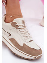 BIG STAR SHOES Damen Sneaker Big Star HI-POLY SYSTEM – beige