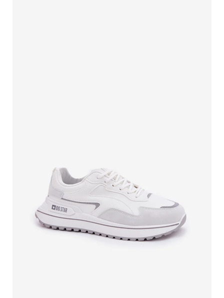 BIG STAR SHOES Damen Sneaker Big Star HI-POLY SYSTEM – weiß
