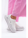 BIG STAR SHOES Damen Sneaker Big Star HI-POLY SYSTEM – weiß