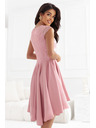 numoco Hellrosa Kleid mit Spitze