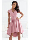 numoco Hellrosa Kleid mit Spitze