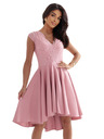 numoco Hellrosa Kleid mit Spitze