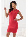 numoco Klassisches figurbetontes Kleid in Rot