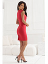 numoco Klassisches figurbetontes Kleid in Rot