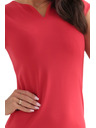 numoco Klassisches figurbetontes Kleid in Rot