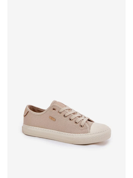 BIG STAR SHOES Damen Canvas-Sneaker Big Star – beige