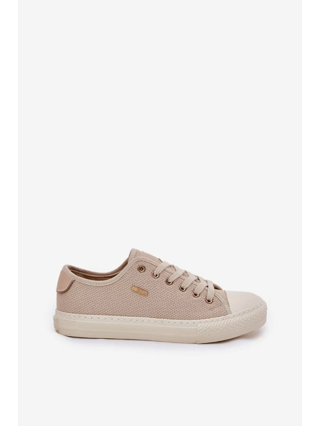 BIG STAR SHOES Damen Canvas-Sneaker Big Star – beige