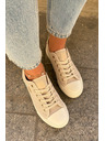 BIG STAR SHOES Damen Canvas-Sneaker Big Star – beige