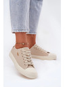 BIG STAR SHOES Damen Canvas-Sneaker Big Star – beige
