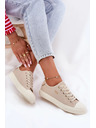 BIG STAR SHOES Damen Canvas-Sneaker Big Star – beige