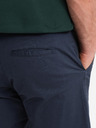 Ombre Clothing Herren klassische Chino-Shorts mit umgeschlagenen Beinabschluss - dunkelblau