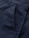 Ombre Clothing Herren klassische Chino-Shorts mit umgeschlagenen Beinabschluss - dunkelblau
