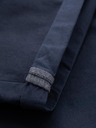 Ombre Clothing Herren klassische Chino-Shorts mit umgeschlagenen Beinabschluss - dunkelblau