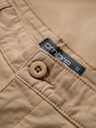 Ombre Clothing Herren-Chino-Shorts mit umgeschlagenem Beinabschluss - beige