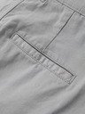 Ombre Clothing Herren-Chino-Shorts mit umgeschlagenem Beinabschluss - grau