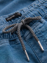 Ombre Clothing Herren-Jeans-Shorts mit umgeschlagenen Beinabschluss - hellblau