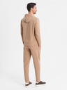 Ombre Clothing Herren-Hoodie + Jogginghose - braun