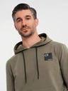 Ombre Clothing Herren-Hoodie + Jogginghose - olivgrün