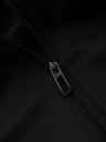 Ombre Clothing Herren-Zip-Hoodie mit Einfassung - schwarz