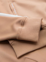 Ombre Clothing Herren-Zip-Hoodie mit Einfassung - beige