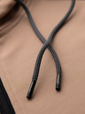 Ombre Clothing Herren-Zip-Hoodie mit Einfassung - beige