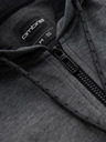 Ombre Clothing Herren-Softshell-Hoodie mit Struktur - schwarz