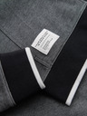 Ombre Clothing Herren-Softshell-Hoodie mit Struktur - schwarz