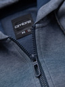 Ombre Clothing Herren-Softshell-Hoodie mit Struktur - dunkelblau