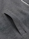 Ombre Clothing Herren-Strick-Bomberjacke - schwarz