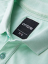 Ombre Clothing Baumwoll-Poloshirt aus Piqué-Strick - minze