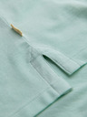 Ombre Clothing Baumwoll-Poloshirt aus Piqué-Strick - minze