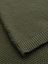 Ombre Clothing Herren-Strickhemd mit feiner Textur - olivgrün