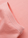 Ombre Clothing Baumwoll-Poloshirt aus Piqué-Strick - rosa