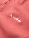 Ombre Clothing Baumwoll-Poloshirt aus Piqué-Strick - koralle