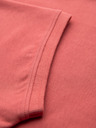 Ombre Clothing Baumwoll-Poloshirt aus Piqué-Strick - koralle
