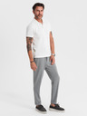 Ombre Clothing Baumwoll-Poloshirt aus Piqué-Strick - creme