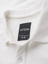 Ombre Clothing Baumwoll-Poloshirt aus Piqué-Strick - creme