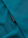 Ombre Clothing Herren-Baumwoll-T-Shirt mit Brusttaschendruck - türkis