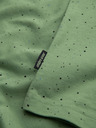 Ombre Clothing Herren-Baumwoll-T-Shirt mit Aufdruck und Rundhalsausschnitt - grün