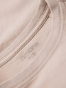 Ombre Clothing Baumwoll-T-Shirt mit Aufdruck und Rundhalsausschnitt - schwarz