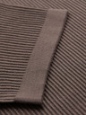Ombre Clothing Herren-Strick-T-Shirt mit Knöpfen am Ausschnitt - grau
