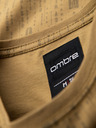 Ombre Clothing Baumwoll-T-Shirt mit Aufdruck und Rundhalsausschnitt - dunkel olivgrün