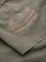 Ombre Clothing Baumwoll-T-Shirt mit Aufdruck und Rundhalsausschnitt - schwarz