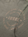 Ombre Clothing Baumwoll-T-Shirt mit Aufdruck und Rundhalsausschnitt - schwarz