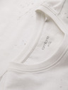 Ombre Clothing Herren-T-Shirt mit Aufdruck und Rundhalsausschnitt - weiß