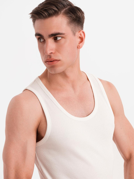 Ombre Clothing Herren-Basic-T-Shirt aus Baumwolle - weiß
