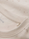 Ombre Clothing Herren-T-Shirt mit Aufdruck und Rundhalsausschnitt - creme
